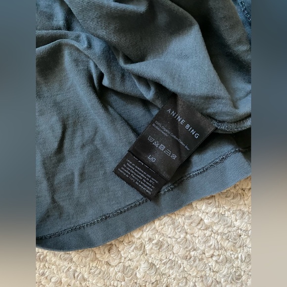 ANINE BING T-Shirt Lili Tee Eagle washed color graphic tee L - Picture 8 of 9